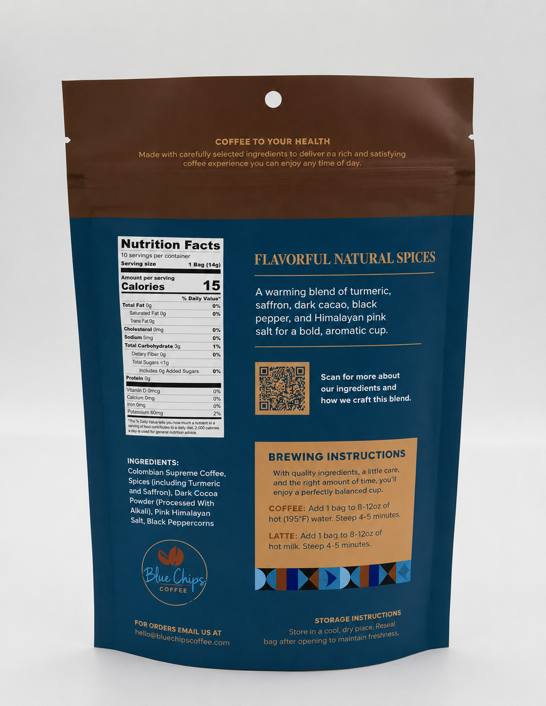 Turmeric Saffron Coffee - Regular / Decaf